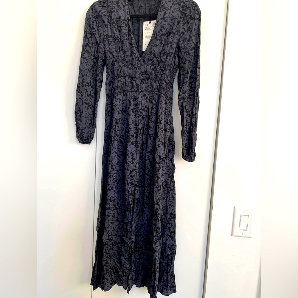Zara floral midi dress